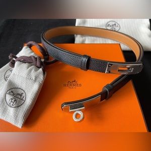 NNW Kelly 18 belt noir with palladium hardware